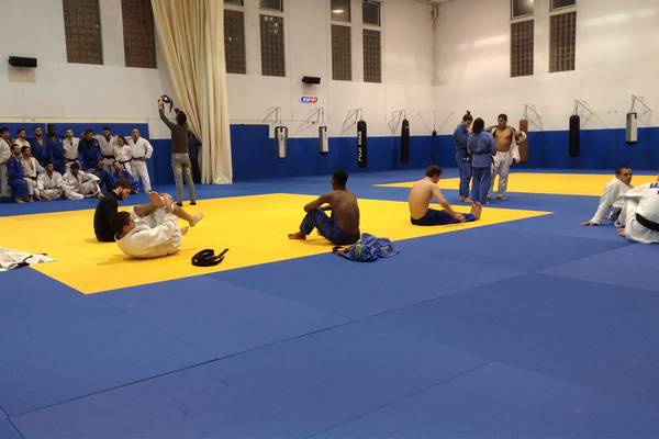 Judoca de Campos dos Goytacazes, com a Seleção Portuguesa, que participou do European de Odivelas